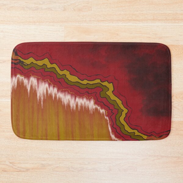 Item preview, Red clouds Abstract mountains with red sunset designed and sold by emm-j.