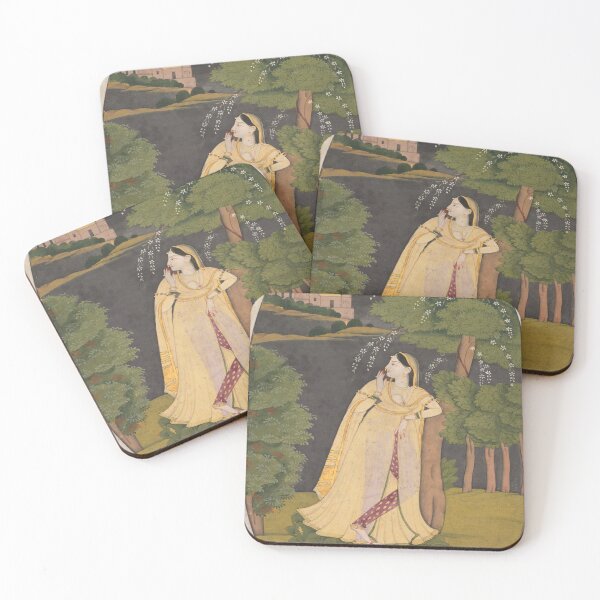 Item preview, The Heroine Who Waits Anxiously for Her Absent Lover designed and sold by HinduArtGallery.