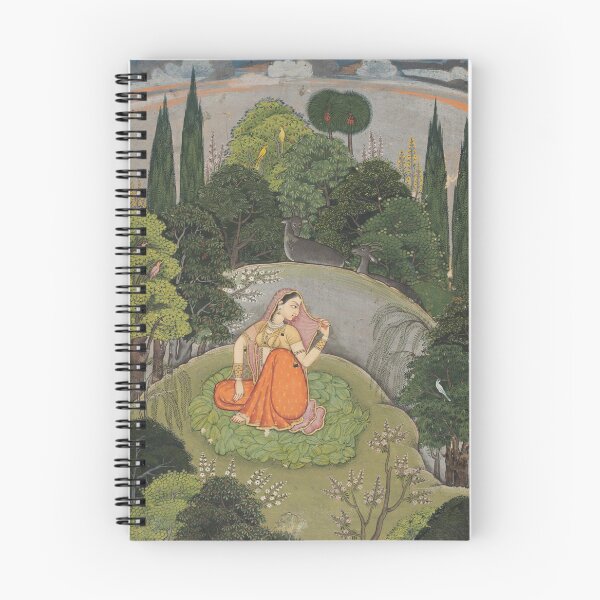 Item preview, The Heroine Who Waits Anxiously for Her Absent Lover designed and sold by HinduArtGallery.