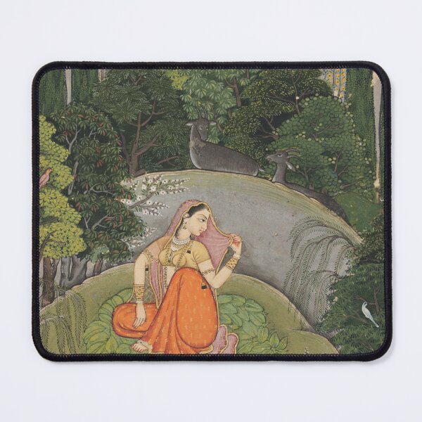 Item preview, The Heroine Who Waits Anxiously for Her Absent Lover designed and sold by HinduArtGallery.