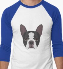Boston Terrier Pyjama T-Shirt Men's Baseball ¾ T-Shirt