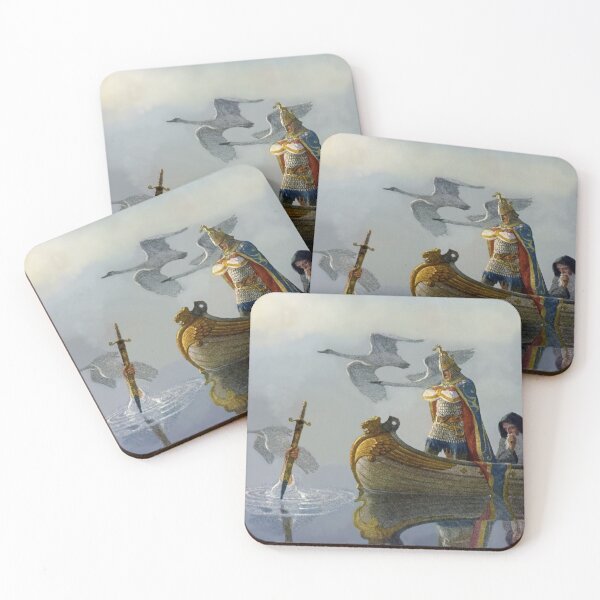 Item preview, “King Arthur Takes the Sword” by NC Wyeth designed and sold by PatricianneK.