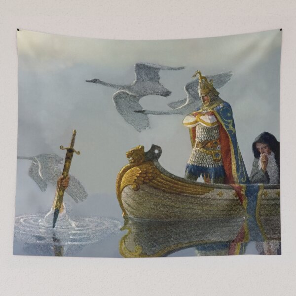 Item preview, “King Arthur Takes the Sword” by NC Wyeth designed and sold by PatricianneK.
