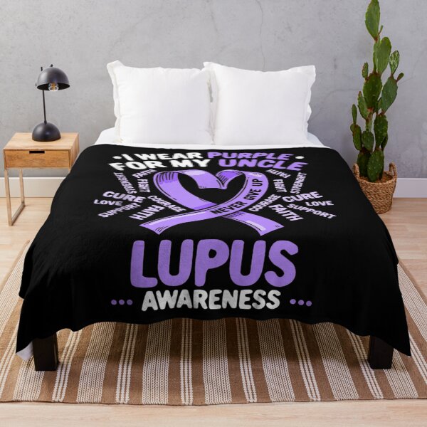 Item preview, I Wear Purple For My Uncle Lupus Awareness Tank Top designed and sold by HeulwenShop.