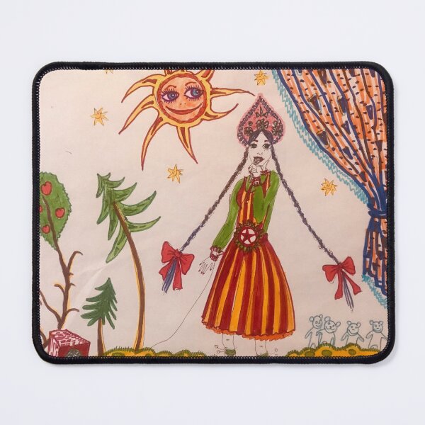 Red spring Mouse Pad