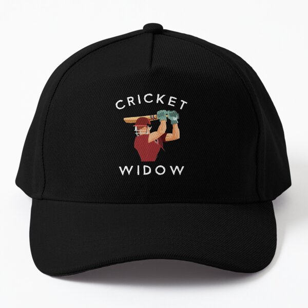 Cricket Widow - Sports Australia England New Zealand Bat Baseball Cap