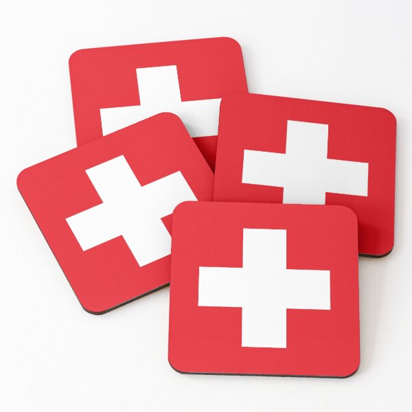 Item preview, Icon representing Switzerland flag. Ideal for institutional materials and geography catalogs designed and sold by LucianoCosmo.
