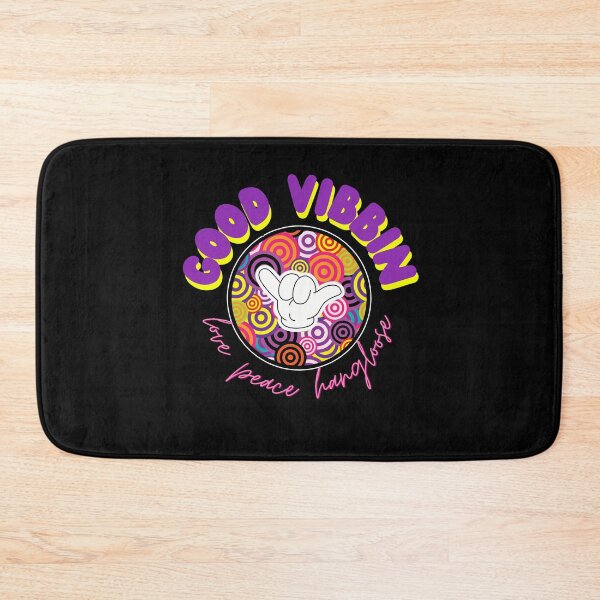 Item preview, Good Vibes Love Peace Hangloose  Shaka Retro Hippie  designed and sold by Vibbin4Life33.