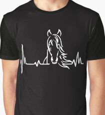 Horse Heartbeat Graphic T-Shirt