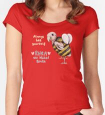 Rhea - Always Bee Yourself Women's Fitted Scoop T-Shirt