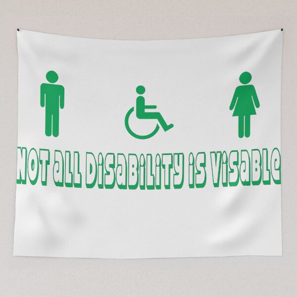 Item preview, Not all disabilty is visable designed and sold by designbywhacky.