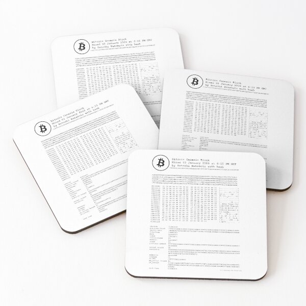 Item preview, Bitcoin - Original Genesis Block - Satoshi Nakamoto designed and sold by format.