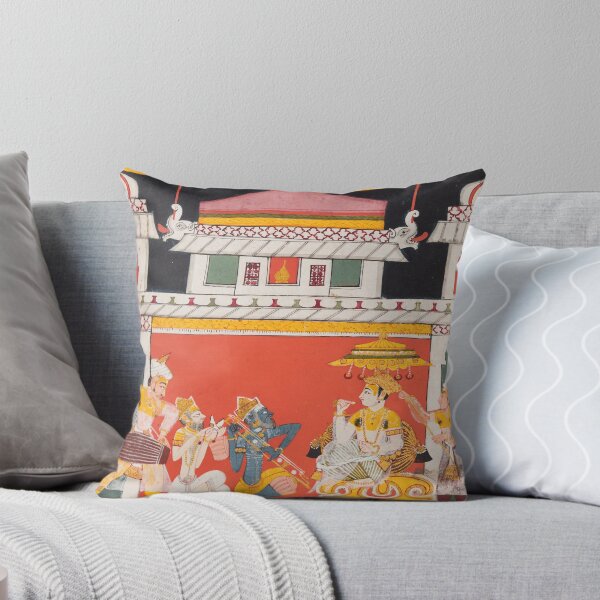 Item preview, Three Musicians Perform Before a King designed and sold by HinduArtGallery.