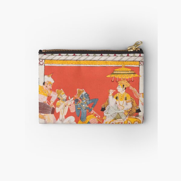 Item preview, Three Musicians Perform Before a King designed and sold by HinduArtGallery.