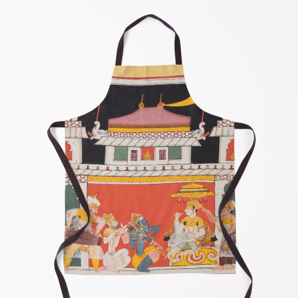 Item preview, Three Musicians Perform Before a King designed and sold by HinduArtGallery.
