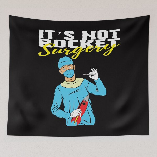 Item preview, Funny Gift for Science Teachers -  Its Not Rocket Surgery Dad Joke designed and sold by TrndSttr.