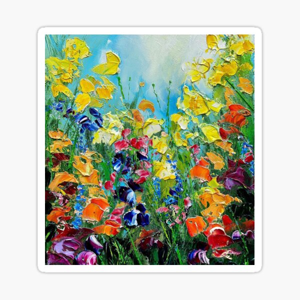 Vista previa del artículo con la obra «flores», diseñado y vendido por SophiaMrt.