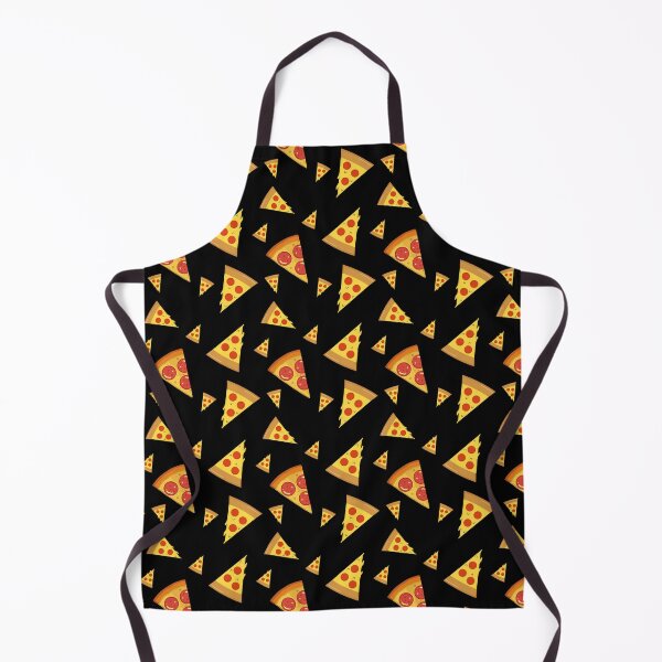 Item preview, Pizza Slice Pattern on Black Background designed and sold by NECHSTORE.