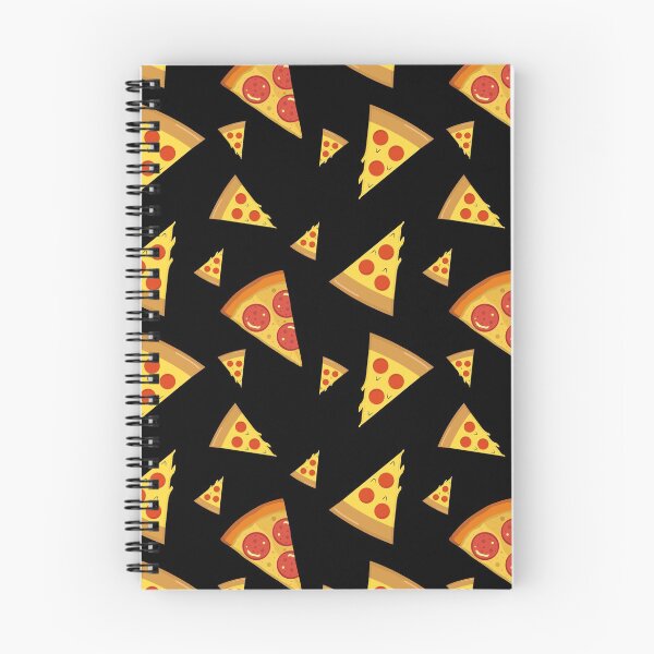 Item preview, Pizza Slice Pattern on Black Background designed and sold by NECHSTORE.