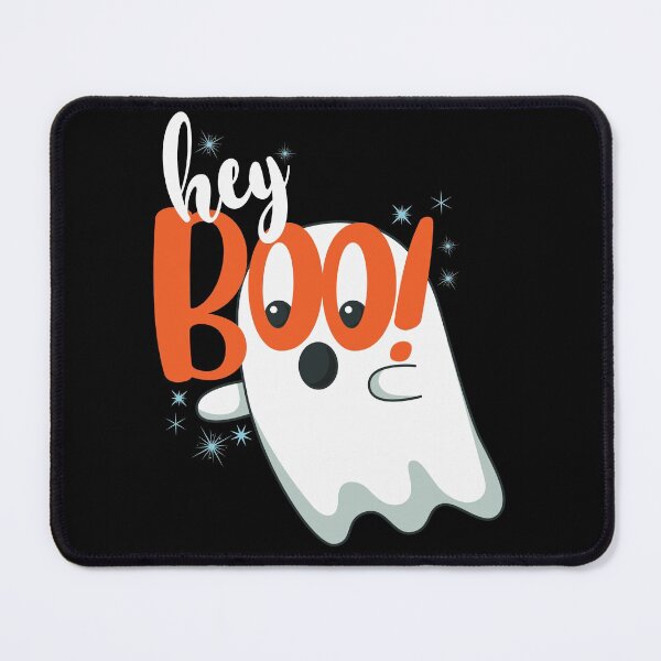Item preview, Cute "Hey Boo" Halloween Booing Ghost  designed and sold by InkItStudio.