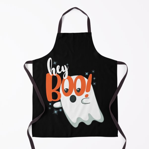 Item preview, Cute "Hey Boo" Halloween Booing Ghost designed and sold by InkItStudio.
