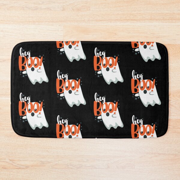 Item preview, Cute "Hey Boo" Halloween Booing Ghost  designed and sold by InkItStudio.