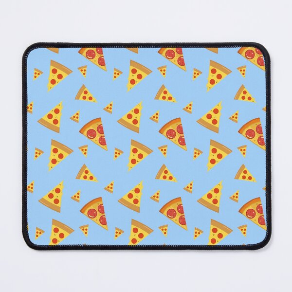 Item preview, Slice of Pizza Pattern on Blue Background designed and sold by NECHSTORE.