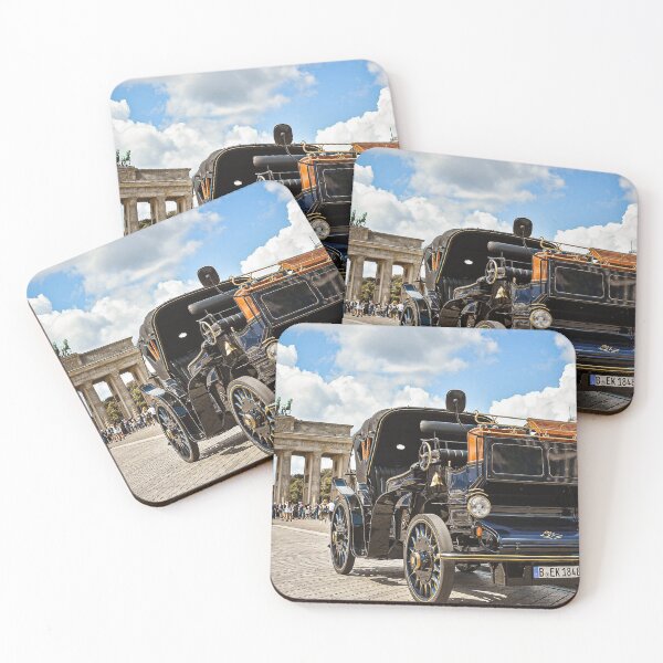 Item preview, Vintage Car at Brandenburg Gate Photographic Print designed and sold by rawdesignsni.
