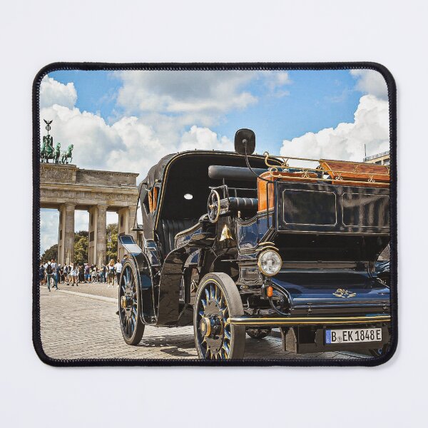 Item preview, Vintage Car at Brandenburg Gate Photographic Print designed and sold by rawdesignsni.
