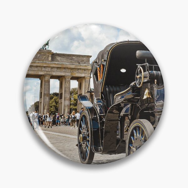 Item preview, Vintage Car at Brandenburg Gate Photographic Print designed and sold by rawdesignsni.