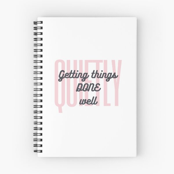 Item preview, Quietly getting things done well designed and sold by MarthasMart.