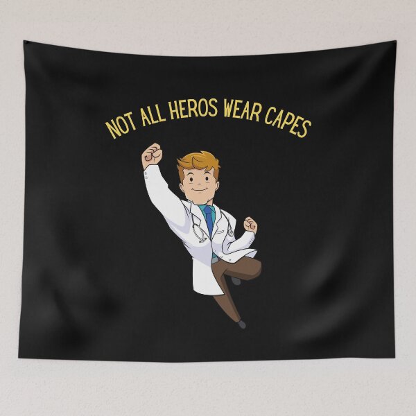 Item preview, Not All Heros Wear Capes- Male designed and sold by ArtistKatieJ.