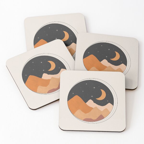 Item preview,  Abstract Night Landscape Art designed and sold by Nesio.