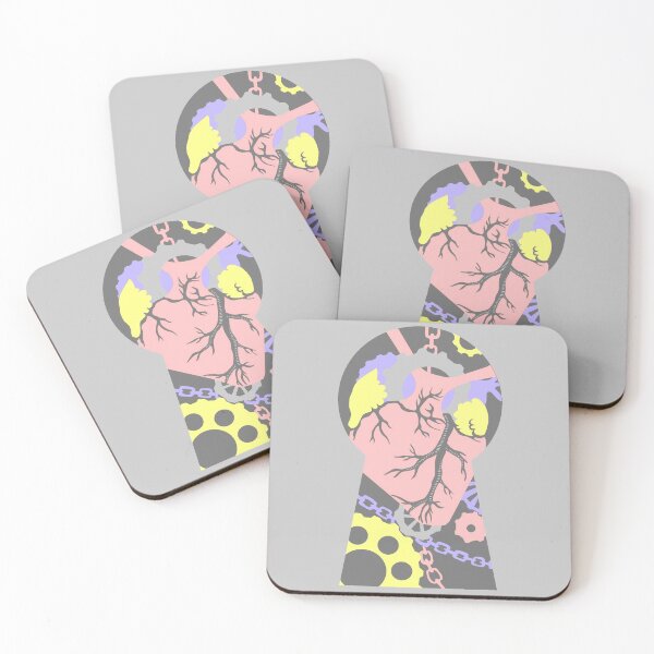 Item preview, Pastel Keyhole Heart designed and sold by Psuchemay.