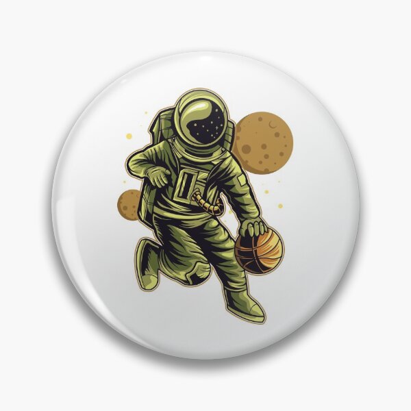Item preview, Astronaut Dribbling Basketball designed and sold by Vector Scout Lab.