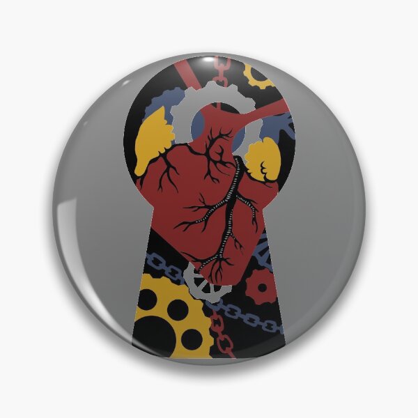 Item preview, Dark Keyhole Heart designed and sold by Psuchemay.