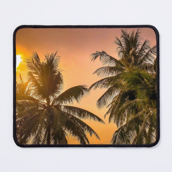 Item preview, Tropical Palm Tree Golden Sunset designed and sold by newburyboutique.