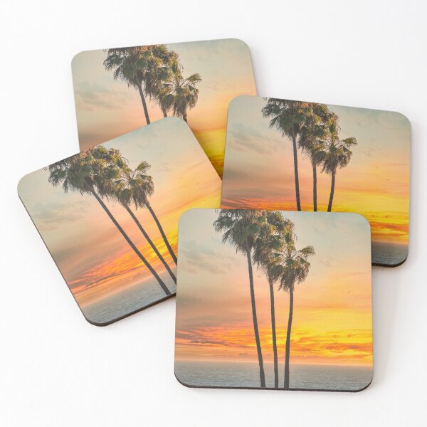 Item preview, Tropical Palm Tree Ocean Sunset  designed and sold by newburyboutique.