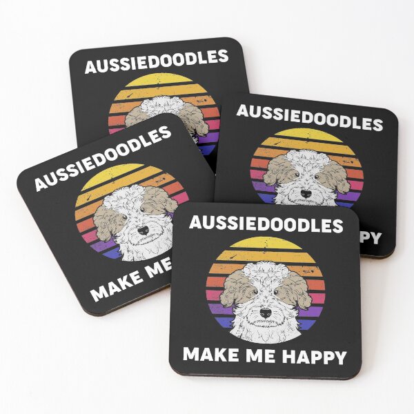 Item preview, Happy Doodle Dog Lover Aussiedoodle product designed and sold by jakehughes2015.