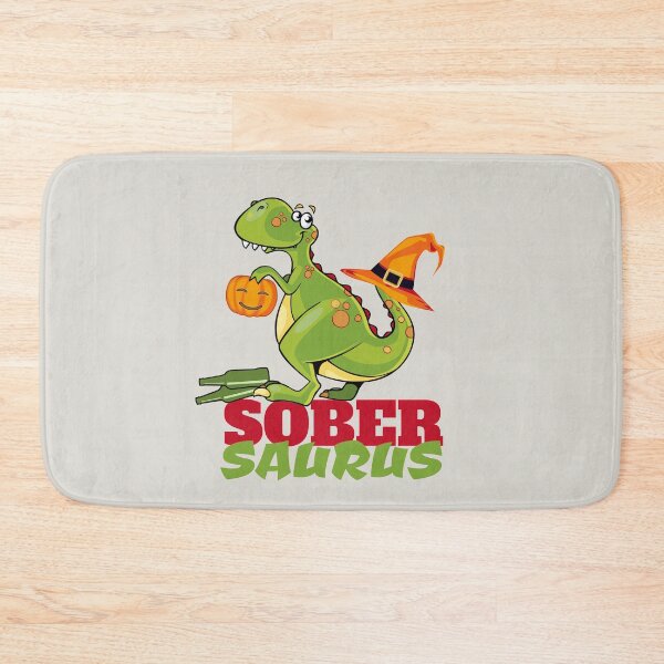 Item preview, Sobersaurus rex stoptober sober october kawaii halloween dinosaur designed and sold by portrait4you.