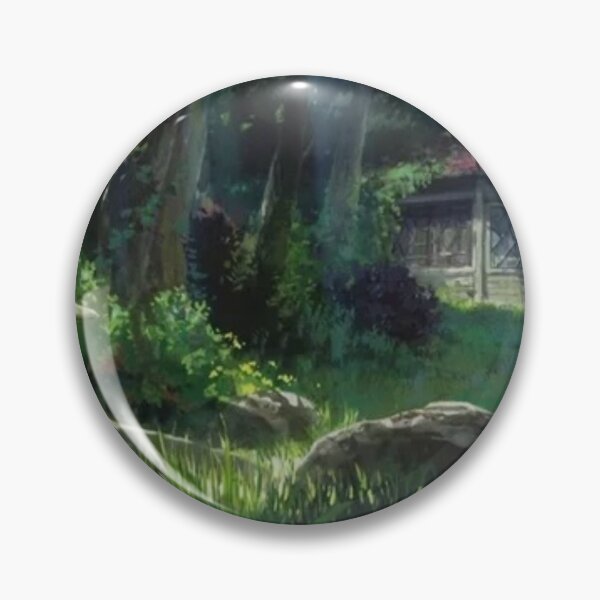 Item preview, Anime forest house landscape designed and sold by pompomcherryy.