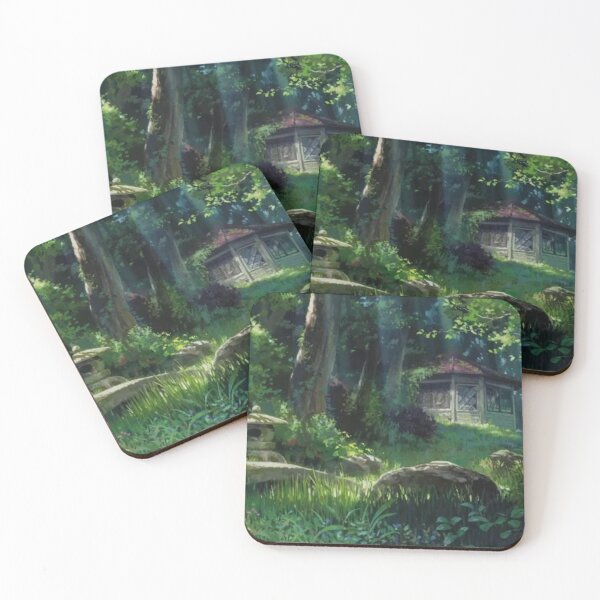 Item preview, Anime forest house landscape  designed and sold by pompomcherryy.