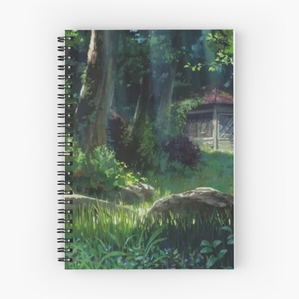 Item preview, Anime forest house landscape  designed and sold by pompomcherryy.