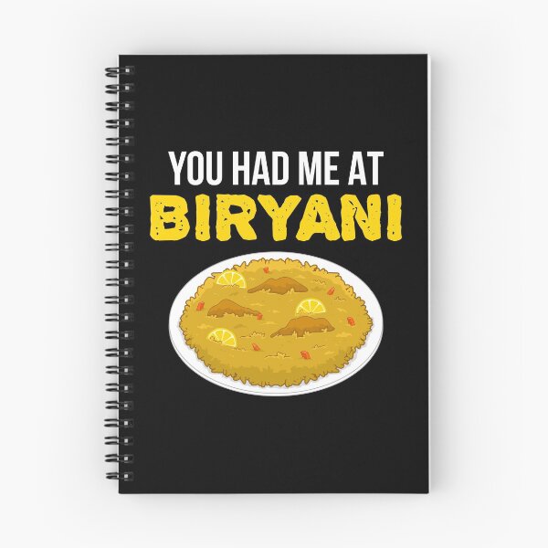 Item preview, Funny You Had Me At Biryani Indian Food Lovers design designed and sold by jakehughes2015.