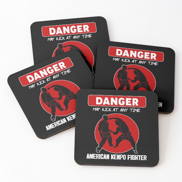 Item preview, Funny American Kenpo Karate Tournament Danger Kick design designed and sold by jakehughes2015.