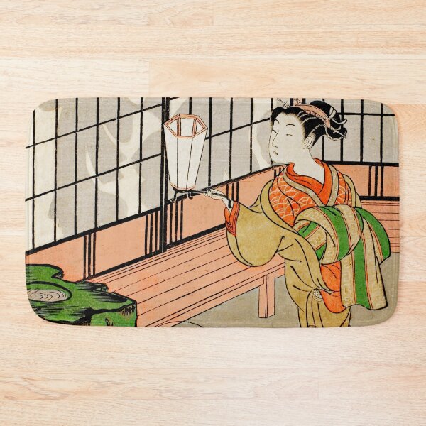 Item preview, Courtesan Looking Back at Shadows on the Shoji designed and sold by brushandframes.