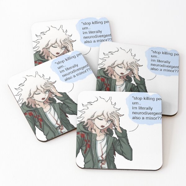 Item preview, komaeda literally neurodivergent and also a minor designed and sold by yugiohcerealbox.
