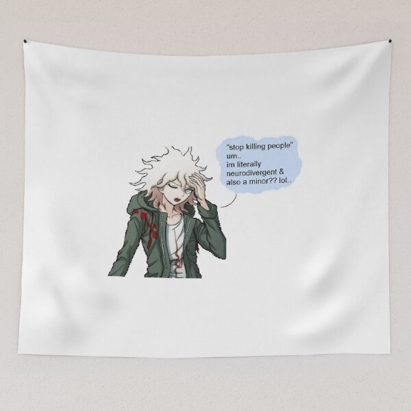 Item preview, komaeda literally neurodivergent and also a minor designed and sold by yugiohcerealbox.