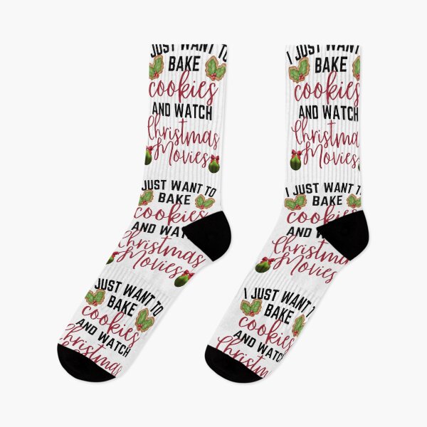 Item preview, I Just Want To Bake Cookies And Watch Christmas Movies designed and sold by IslandDrip.