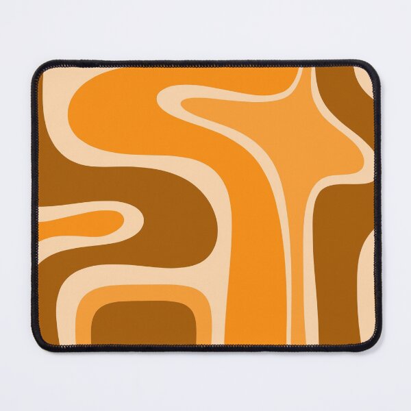 Item preview, Copacetic Retro Abstract in Pumpkin Orange designed and sold by kierkegaard.